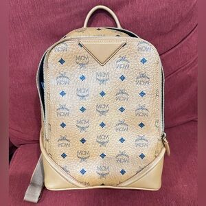 MCM Duke Visetos Small Backpack